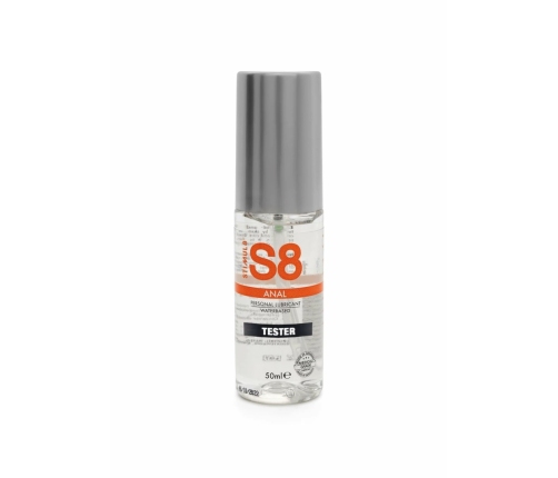 S8 Anal Lubricant 50ml Water-Based Formula Tester