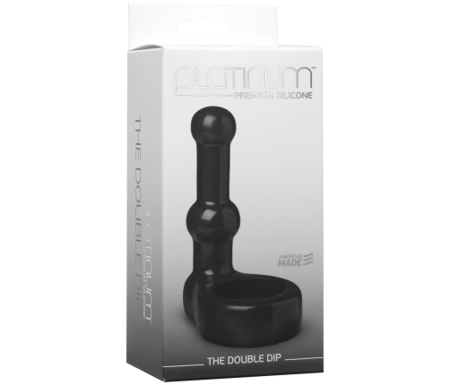 Doc Johnson Double Dip 2 Dual-Shaft Intimate Machine, Black Silicone