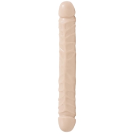 Jr. Veined Double Header - Dildo with Double Ends - 12 / 30 cm