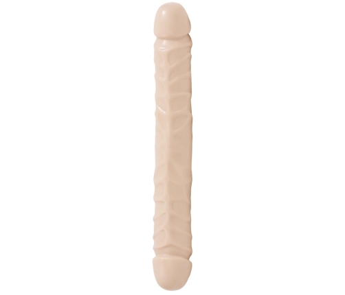 Jr. Veined Double Header - Dildo with Double Ends - 12 / 30 cm