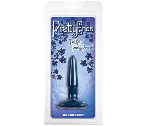 Iridescent Butt Plug - Small - Midnight Blue