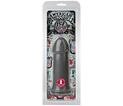 Doc Johnson American Bombshell B-7 Torpedo Large Plug 18 cm Grey