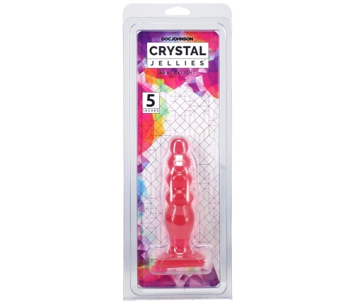 Doc Johnson Crystal Jellies Anal Plug 12 cm - Flexible Graduated Design