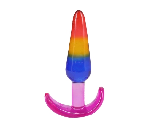 Doc Johnson Crystal Jellies Plug Set Rainbow S/M/L - Gradual Training Kit