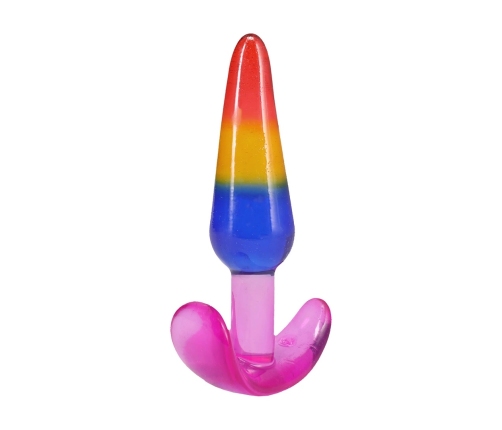 Doc Johnson Crystal Jellies Plug Set Rainbow S/M/L - Gradual Training Kit