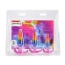 Doc Johnson Crystal Jellies Plug Set Rainbow S/M/L - Gradual Training Kit