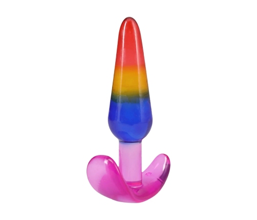 Doc Johnson Crystal Jellies Plug Set Rainbow S/M/L - Gradual Training Kit