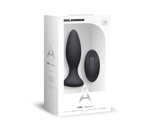 Vibe - Beginners Silicone Anal Plug with Remote Control