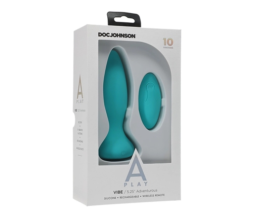Vibe - Adventurous Silicone Anal Plug with Remote Control
