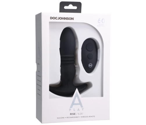 Rise - Silicone Anal Plug with Remote Control