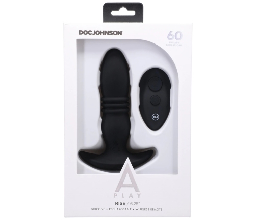 Rise - Silicone Anal Plug with Remote Control