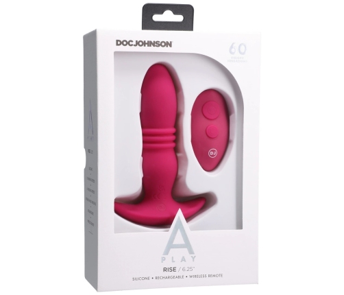 Rise - Silicone Anal Plug with Remote Control