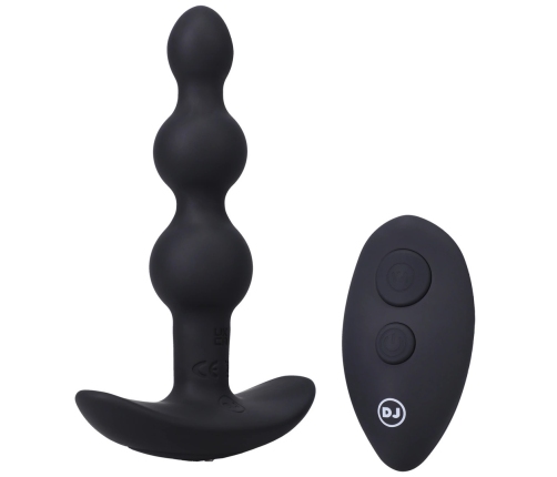 Beaded Vibe - Silicone Anal Plug with Remote Control
