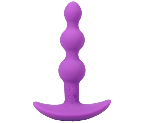 Beaded Vibe - Silicone Anal Plug with Remote Control