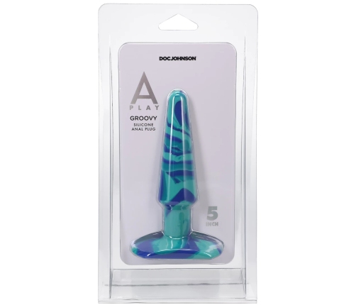 Groovy - Silicone Anal Plug - 5 / 12 cm - Ocean