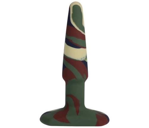Groovy - Silicone Anal Plug - 4 / 10 cm - Camouflage