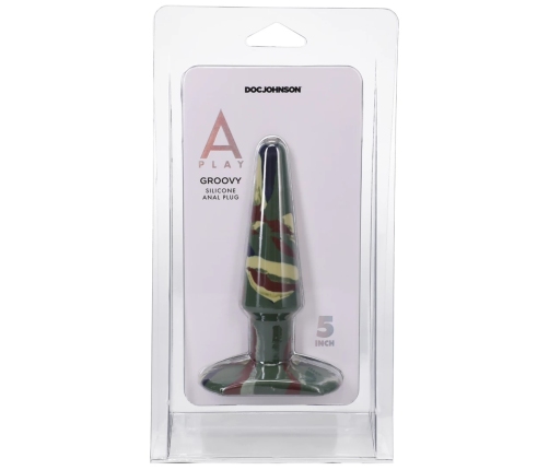 Groovy - Silicone Anal Plug - 5 / 12 cm - Camouflage