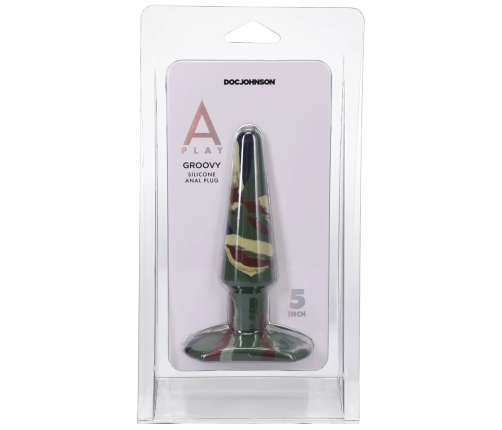 Groovy - Silicone Anal Plug - 5 / 12 cm - Camouflage