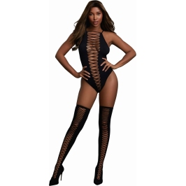 Teddy and Stockings Diamond - One Size - Black