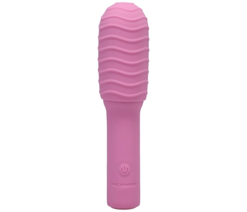 Elite - Mini Vibrator with Interchangeable Attachment - 4 / 10 cm