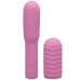 Elite - Mini Vibrator with Interchangeable Attachment - 4 / 10 cm