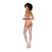 Bralette and Garter Hose Diamond - One Size - Pink