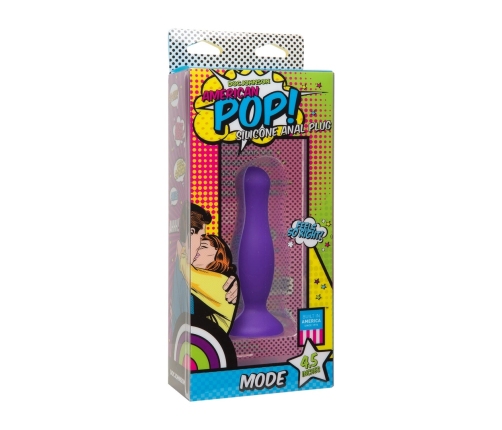 American Pop - Mode - Silicone Anal Plug - 4'' / 10 cm