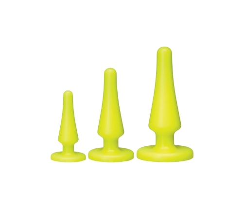 Launch! Silicone Anal Trainer Set - Yellow