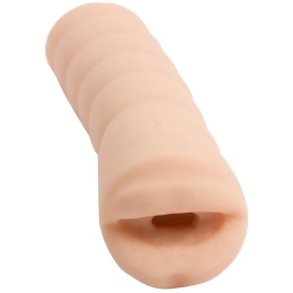 Doc Johnson ULTRASKYN Oral Shape Intimate Sleeve Compact Transparent