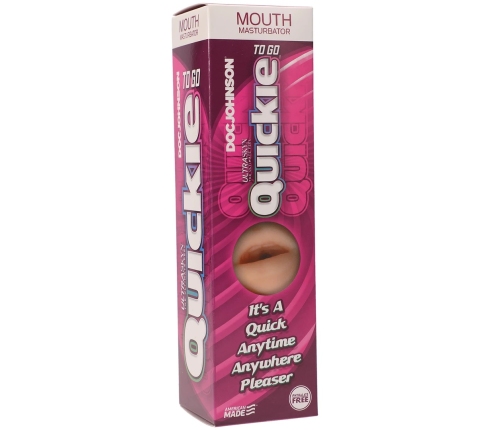 Doc Johnson ULTRASKYN Oral Shape Intimate Sleeve Compact Transparent