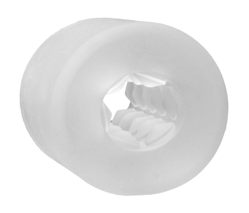 Glow Helping Head - Masturbator Sleeve - Frost / Green Glow