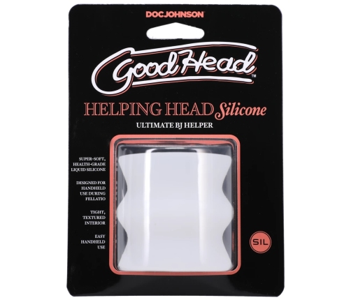 Helping Head Silicone - Masturbator Sleeve - Frost