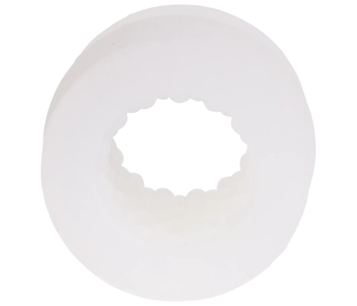 Glow Helping Head Silicone - Masturbator Sleeve - Frost / Green Glow