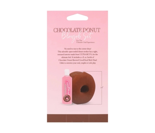 Doc Johnson ULTRASKYN Intimate System Chocolate Donut Set, Compact Size