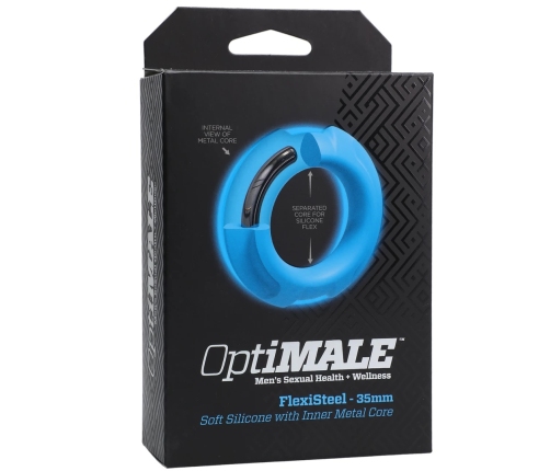 Flexisteel - Silicone Inner Metal Core - 35 mm - Blue
