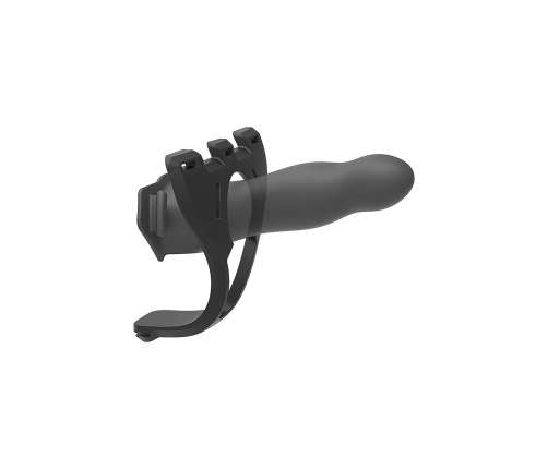 Doc Johnson Body Extensions Silicone Harness Vibrating Set, Adjustable, Black