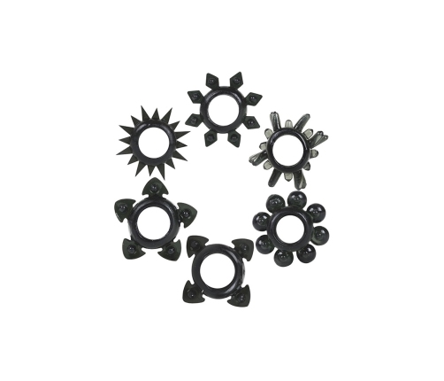 Tower Of Power - Cockring Set - 6 Pieces