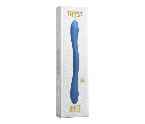 Duet - Double Ended Vibrator with Wireless Remote - Periwinkle