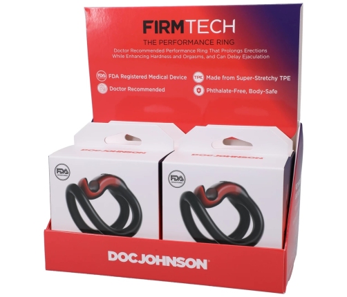 FirmTech Performance Comfort Ring 4-Pack - Adjustable Silicone System