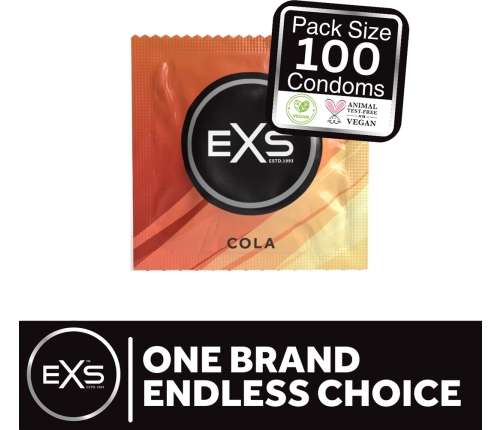 EXS Crazy Cola - Condoms - 100 Pieces