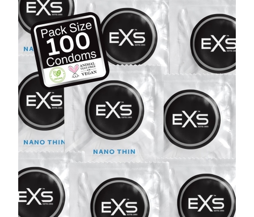 EXS Nano Thin - Condoms - 100 Pieces