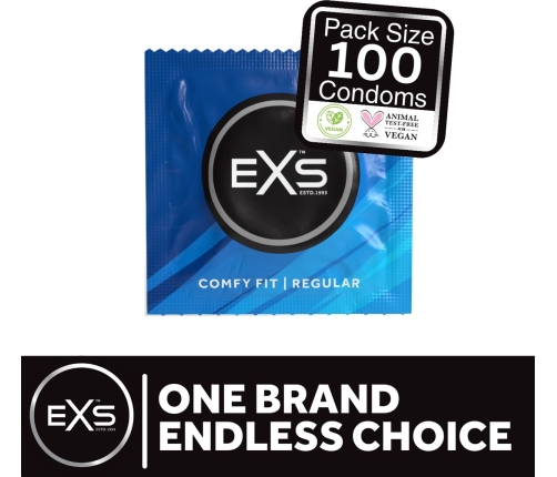 EXS Regular - Condoms - 100 Pieces