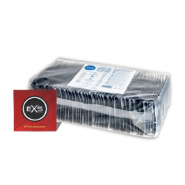 EXS Strawberry - Condoms - 100 Pieces