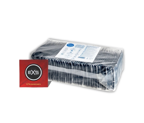 EXS Strawberry - Condoms - 100 Pieces