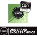 EXS 3 in 1 - Ribbed, Dotted and Flared - Condoms - 100 Pieces