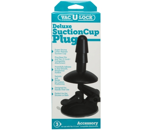 Deluxe Suction Cup Plug Accessory - 2 Pieces