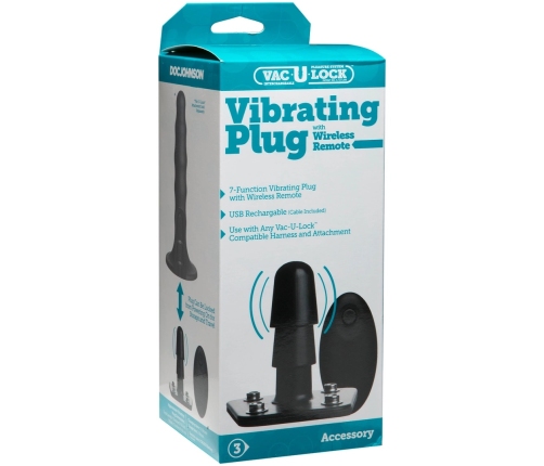 Vibrating Plug with Wireless Remote Control
