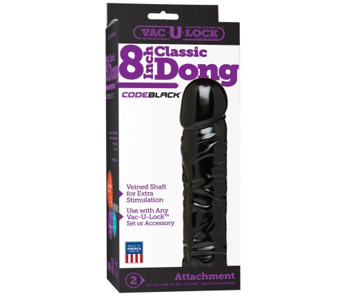 CodeBlack - Classic Dildo - 8 / 20 cm