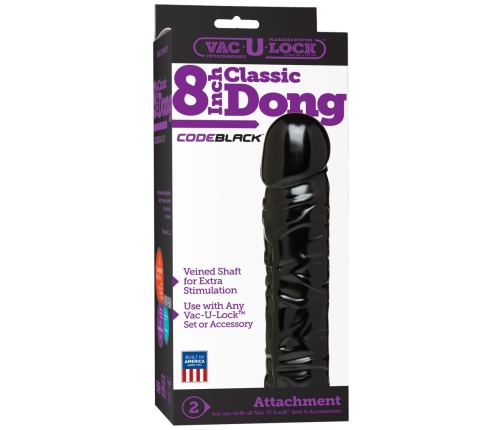 CodeBlack - Classic Dildo - 8 / 20 cm