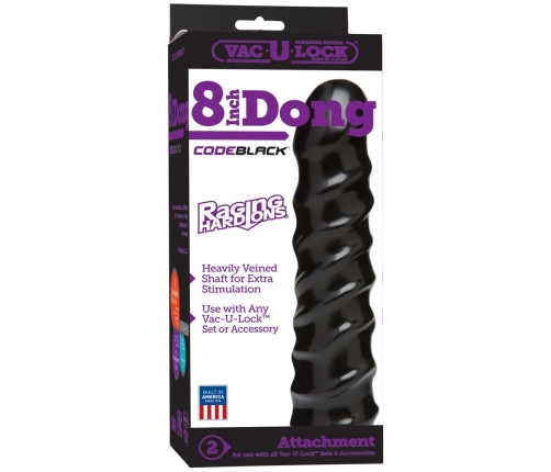 CodeBlack - Raging Hard Dildo - 8 / 20 cm